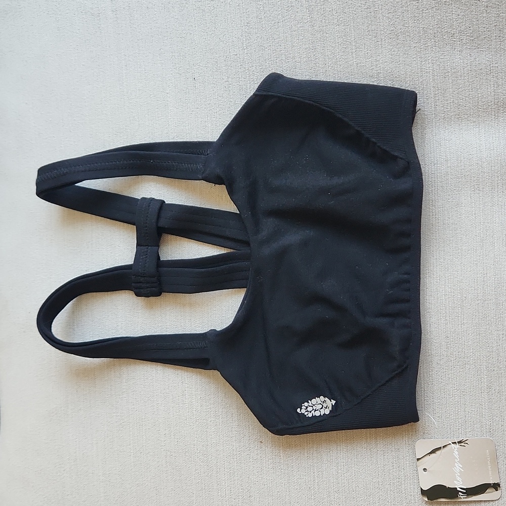 Fp Movement On The Radar Bra Free People Activewear Adjustable Black Xs/S